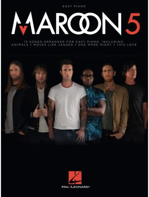Cenově Výhodný Maroon 5 (noty na snadný klavír)