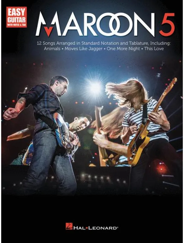 Super Cena Maroon 5 Easy Guitar with Notes & Tab (noty, tabulatury na snadnou kytaru)