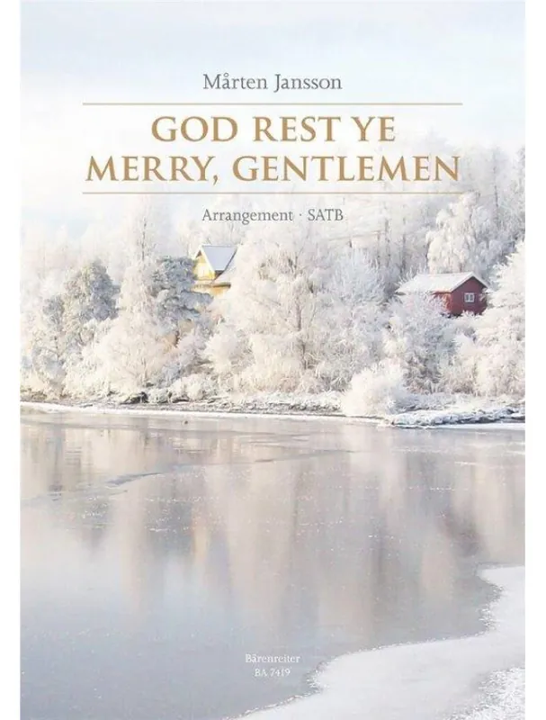 Marten Jansson God Rest Ye Merry, Gentlemen - SATB (noty na sborový zpěv) Top Prodej