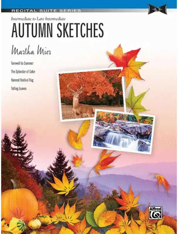 Časově Omezené Martha Mier Autumn Sketches (noty na klavír)