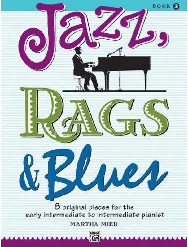 Martha Mier Jazz, Rags & Blues 2 (noty na klavír) Bezpečná Platba