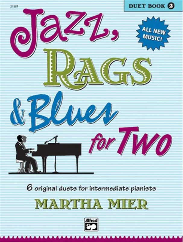Speciální Cena Martha Mier Jazz, Rags & Blues for Two Book 2 (noty na čtyřruční klavír)
