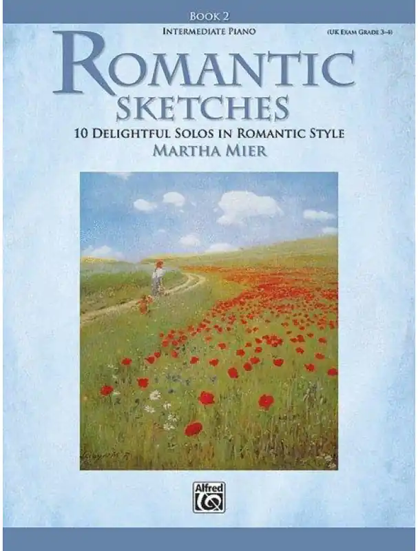 Tovární Cena Martha Mier Romantic Sketches 2 (noty na klavír)