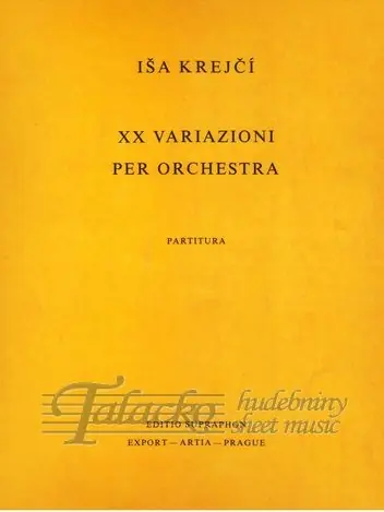 XX variazioni per orchestra na vlastní téma ve slohu národní písně Víkendová Akce