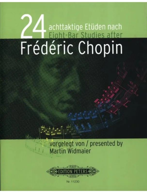 Martin Widmaier 24 Eight-Bar Studies after Frédéric Chopin (noty na klavír) Pouze Dnes