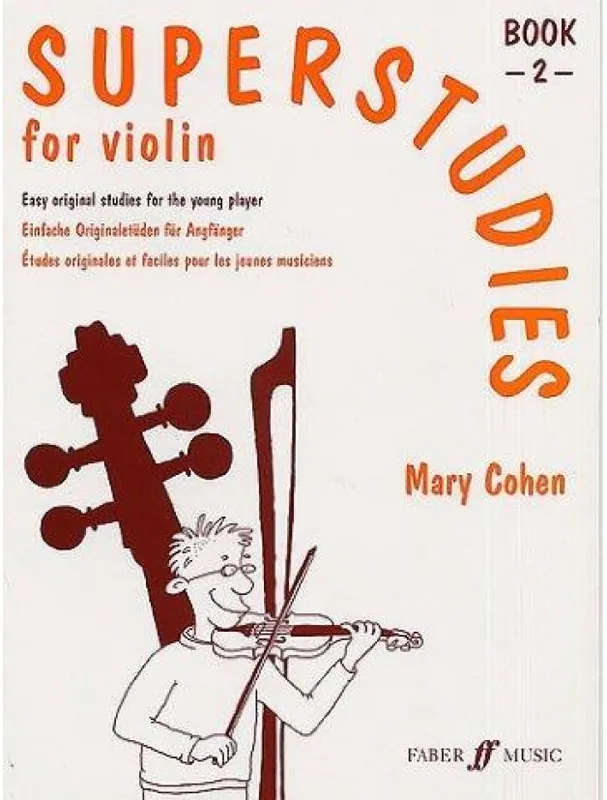 Finální Výprodej Mary Cohen Superstudies Book 2 Violin (noty na housle)