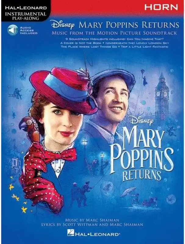 Hit Sezóny Mary Poppins Returns (noty na lesní roh) (+audio)