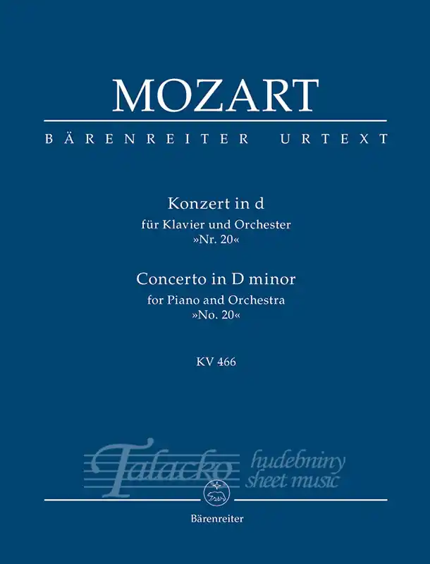 Concerto in D minor, No.20, KV 466 Vysoce Kvalitní