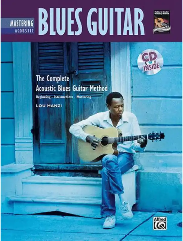 Bezpečná Platba Mastering Acoustic Blues Guitar (noty, tabulatury na kytaru) (+audio)