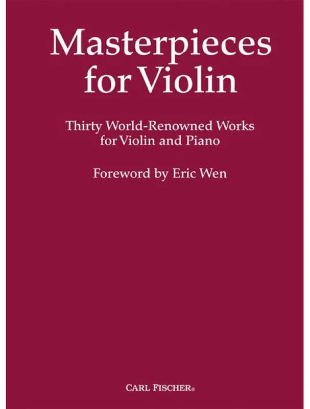 Sezónní Sleva Masterpieces for Violin (noty na housle, klavír)