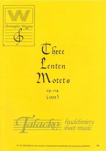 THREE LENTEN MOTETS Novinka