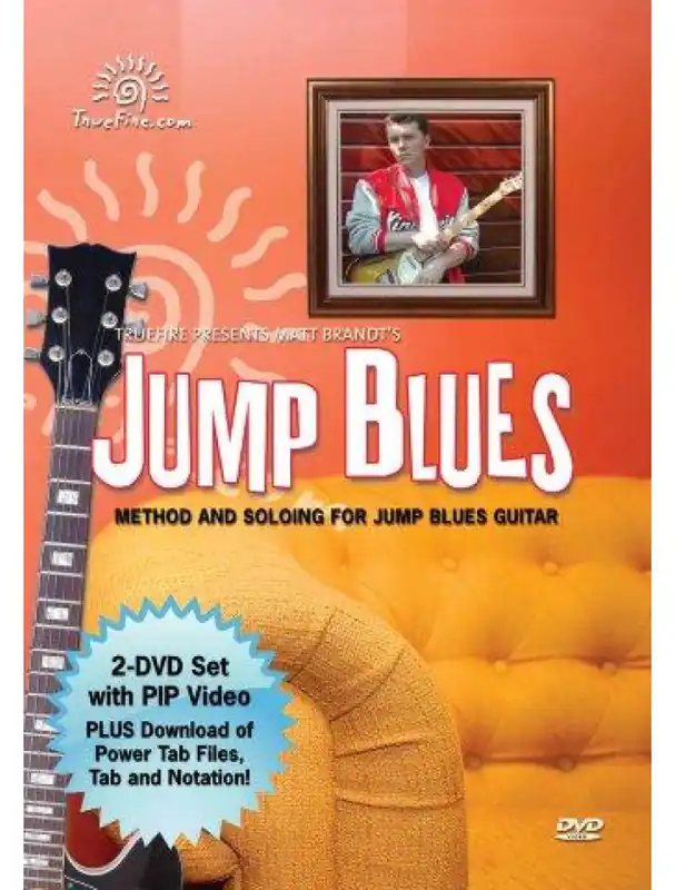 Matthieu Brandt Jump Blues (video škola hry na kytaru) Výprodej