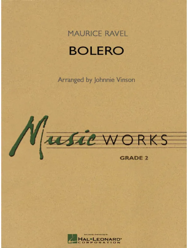 Maurice Ravel Bolero (noty pro školní orchestr, party, partitura) Přímo Od Výrobce