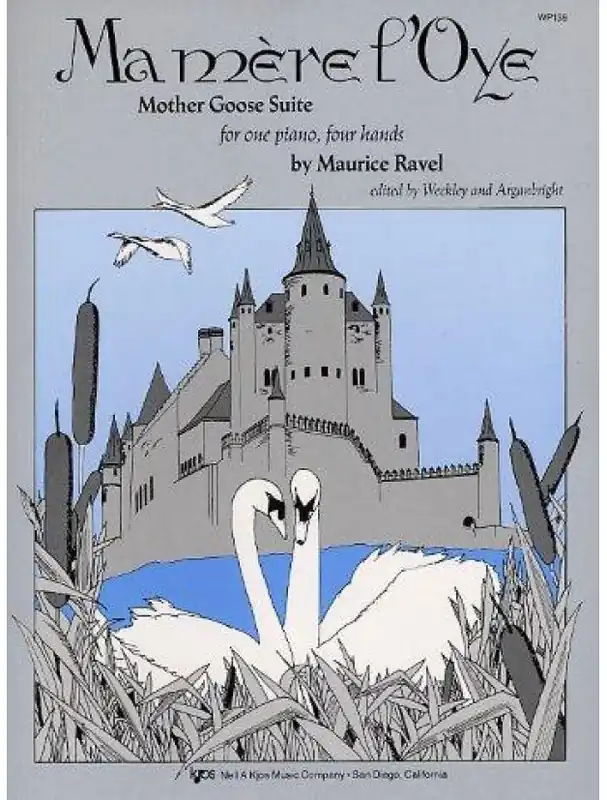 Novinka Maurice Ravel Ma Mere L‘Oye (Mother Goose) (noty na čtyřruční klavír)