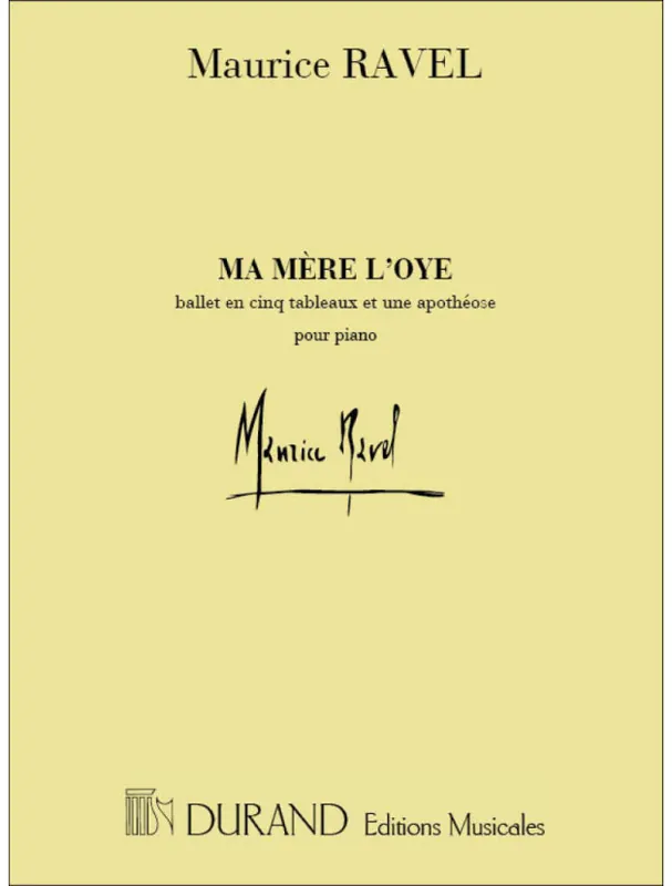 Sleva Maurice Ravel Ma Mére L‘Oye (noty na klavír)