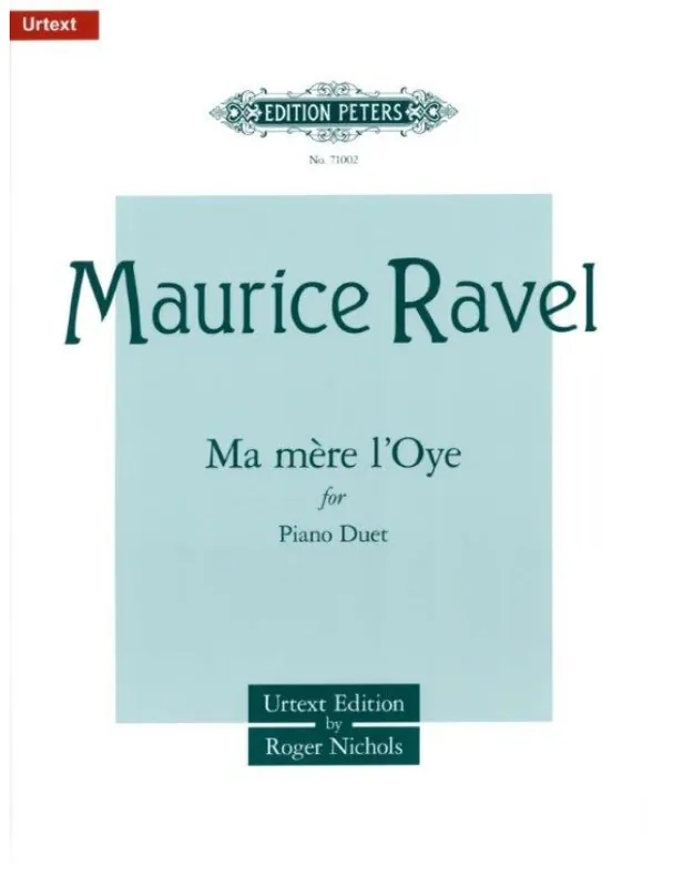 Maurice Ravel Ma Mére L‘Oye (noty pro čtyřruční klavír) Super Cena