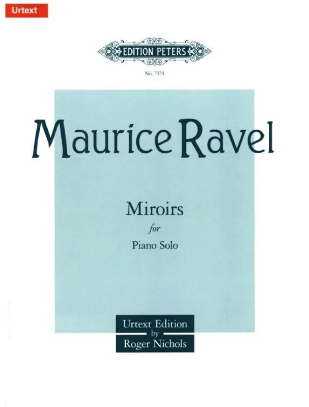 Originální Maurice Ravel Miroirs (noty pro klavír)