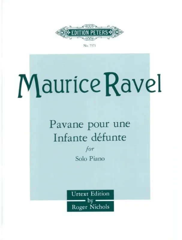 Víkendová Akce Maurice Ravel Pavane Pour Infante Defunte (noty na klavír)
