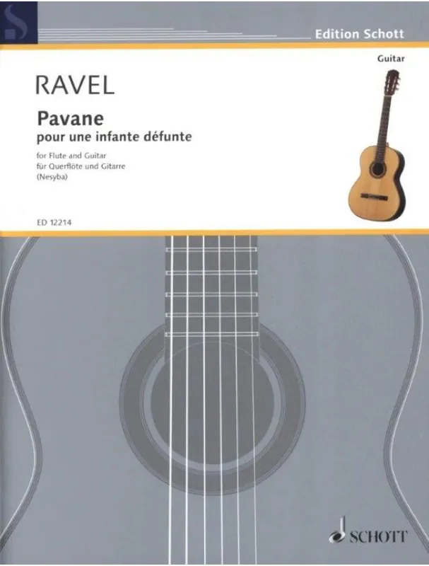 Speciální Cena Maurice Ravel Pavane pour une infante défunte (noty na kytaru, příčnou flétnu)
