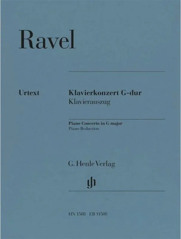 Oblíbený Maurice Ravel Piano Concerto in G major (noty na čtyřruční klavír)