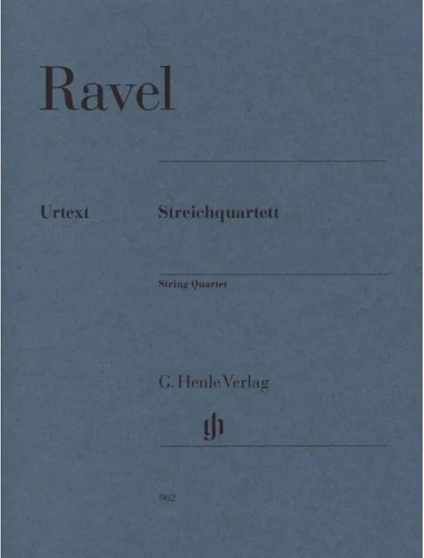 Maurice Ravel String Quartet (noty pro smyčcový kvartet, party) Originální