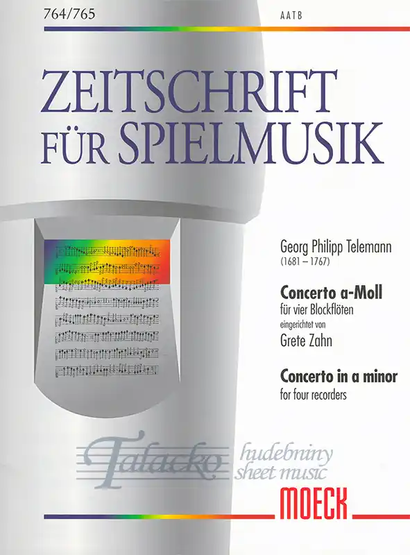 Concerto in a minor for four recordes (AATB) Bezpečná Platba