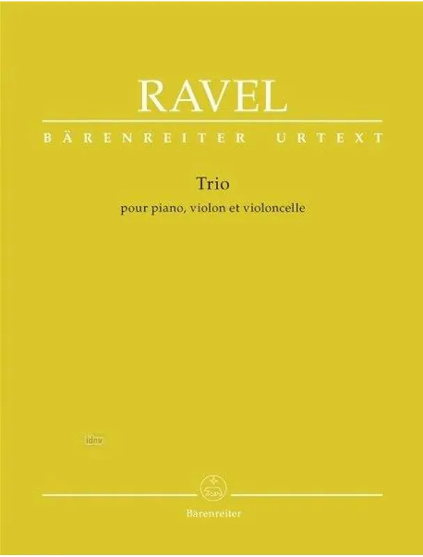Levný Maurice Ravel Trio (noty na housle, violoncello, klavír)
