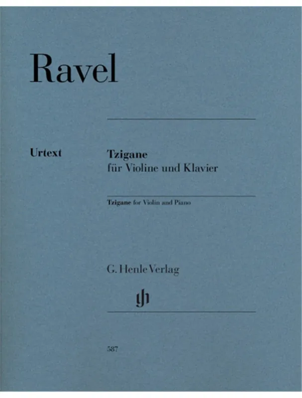 Maurice Ravel Tzigane (noty na housle, klavír) Horká Nabídka