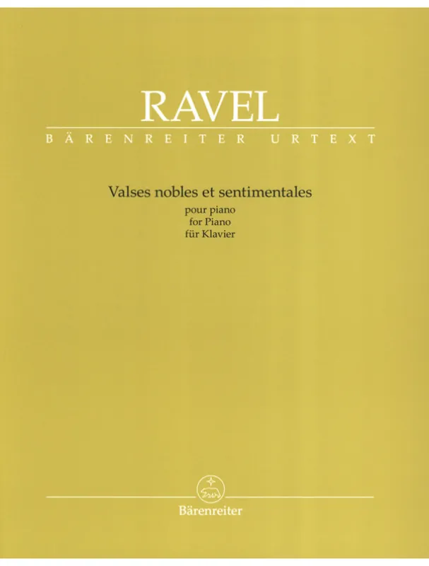Maurice Ravel Valses nobles et sentimentales (noty na klavír) Výhodná Nabídka