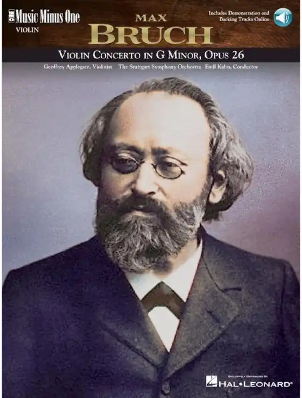 Omezená Nabídka Max Bruch Violin Concerto No. 1 in G Minor, Op. 25 (noty na housle) (+audio)