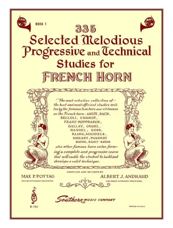 Koupit Online Max P. Pottag 335 Selected Melodious Progressive & Technical Studies (noty na lesní roh)