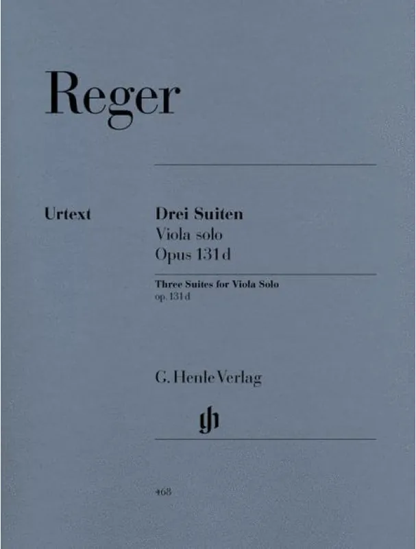 Max Reger 3 Suites Opus 131d (noty na violu) Nízká Cena