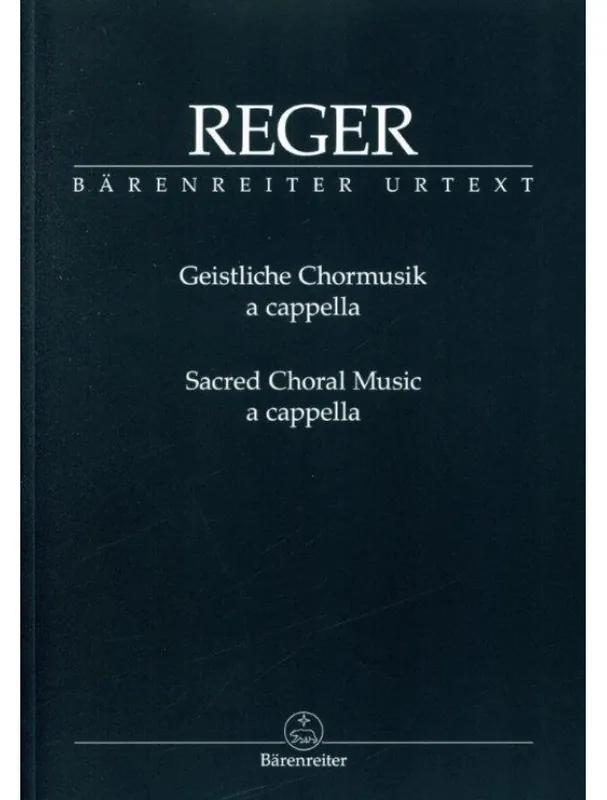 Max Reger Sacred Choral Music a cappella - SATB (noty na sborový zpěv) Levný