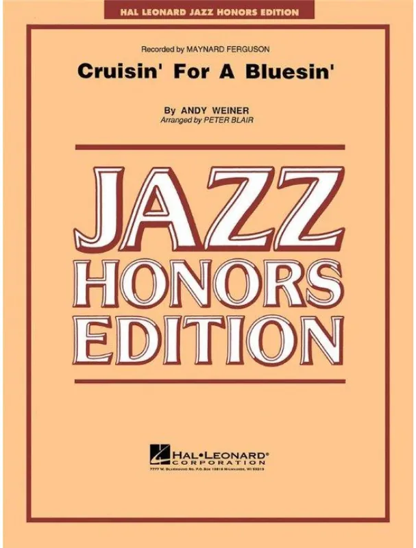 Maynard Ferguson Cruisin For A Bluesin‘ (noty pro jazzový orchestr, party, partitura) Cenový Hit