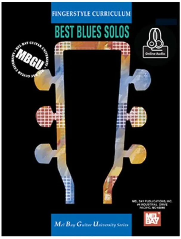 Bezpečná Platba MBGU Fingerstyle Curriculum Best Blues Solos (noty, tabulatury na kytaru)