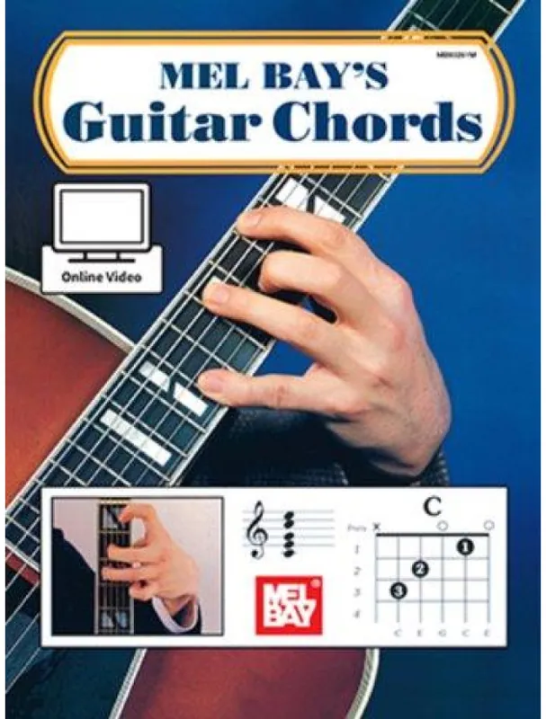 Speciální Cena Mel Bay‘s Guitar Chords (akordy na kytaru) (+video)