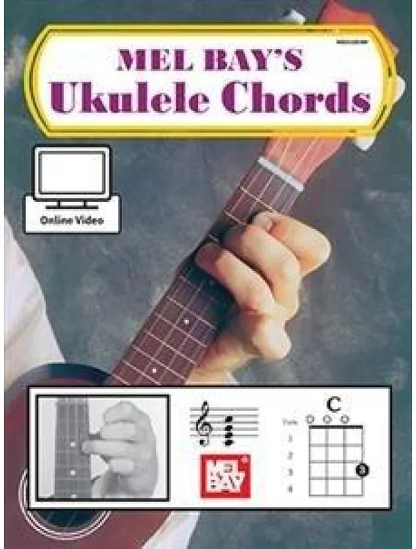 Omezená Nabídka Mel Bay‘s Ukulele Chords (akordy na ukulele) (+video)