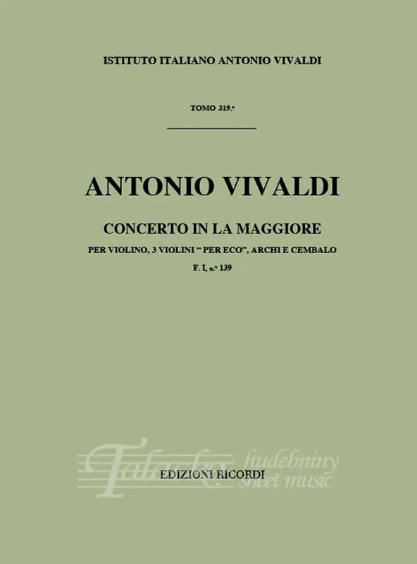 Horká Nabídka Concerto in La Maggiore op.139