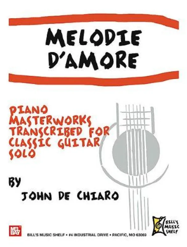 Ověřený Melodie D‘Amore (noty na kytaru)