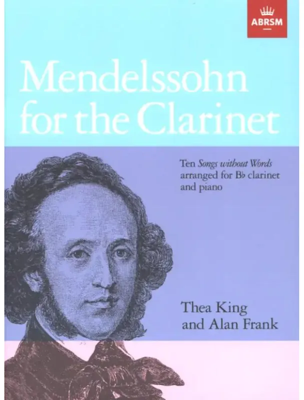 Vrácení Zdarma Mendelssohn for the Clarinet (noty na klarinet, klavír)