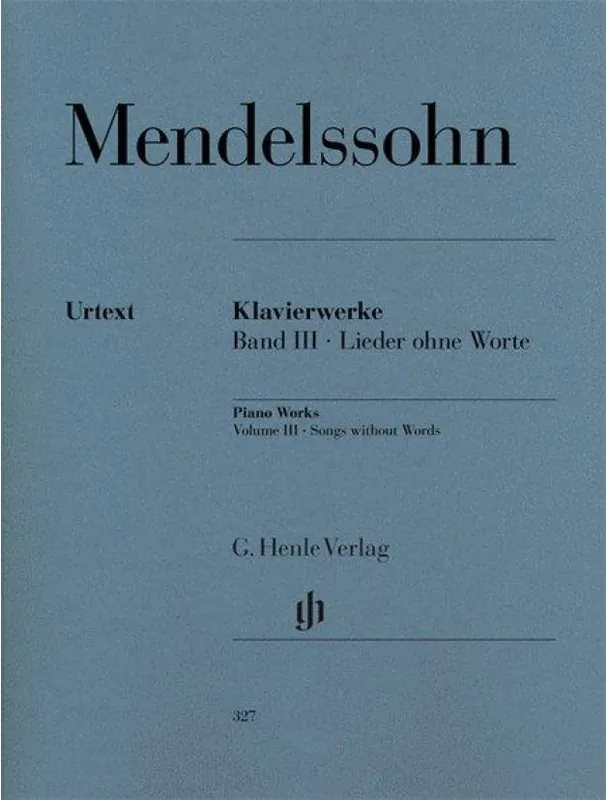 Speciální Cena Mendelssohn Songs Without Words (noty na klavír)