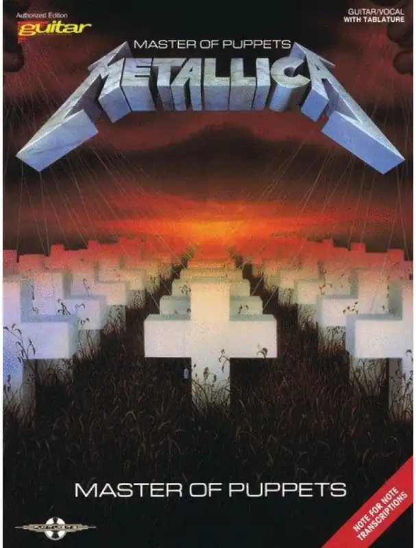 Nízká Cena Metallica - Master of Puppets (noty, tabulatury na kytaru)