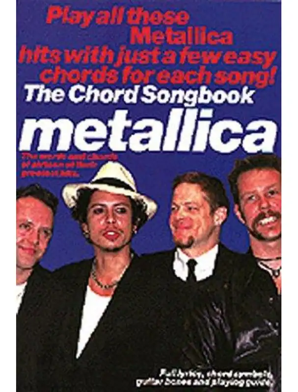 Oblíbený Metallica Chord Songbook (akordy, texty, kytara)