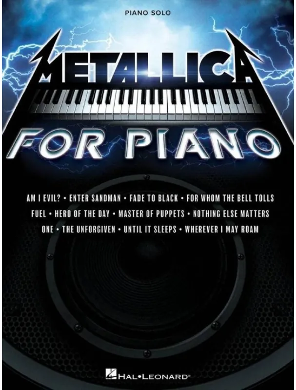 Metallica for Piano Solo (noty na klavír) Nová Kolekce