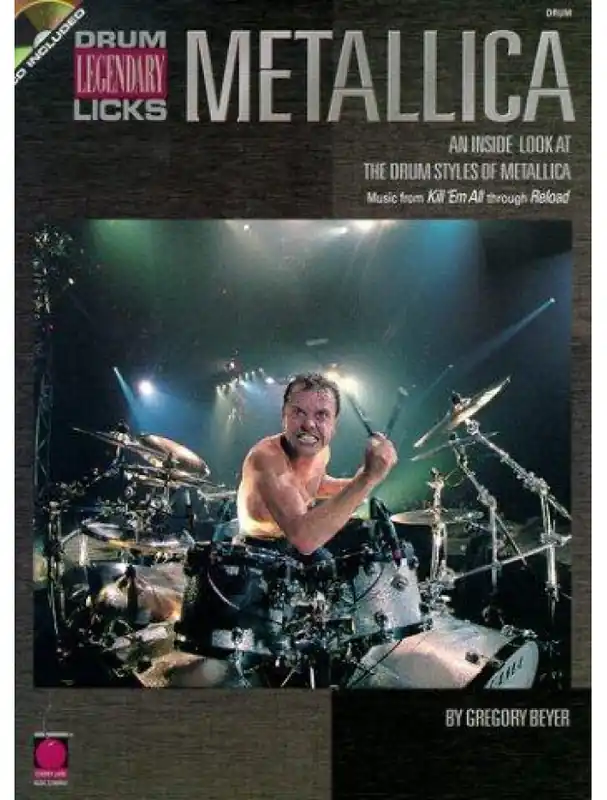 Metallica Legendary Licks Drums (noty na bicí) (+audio) Aktuální