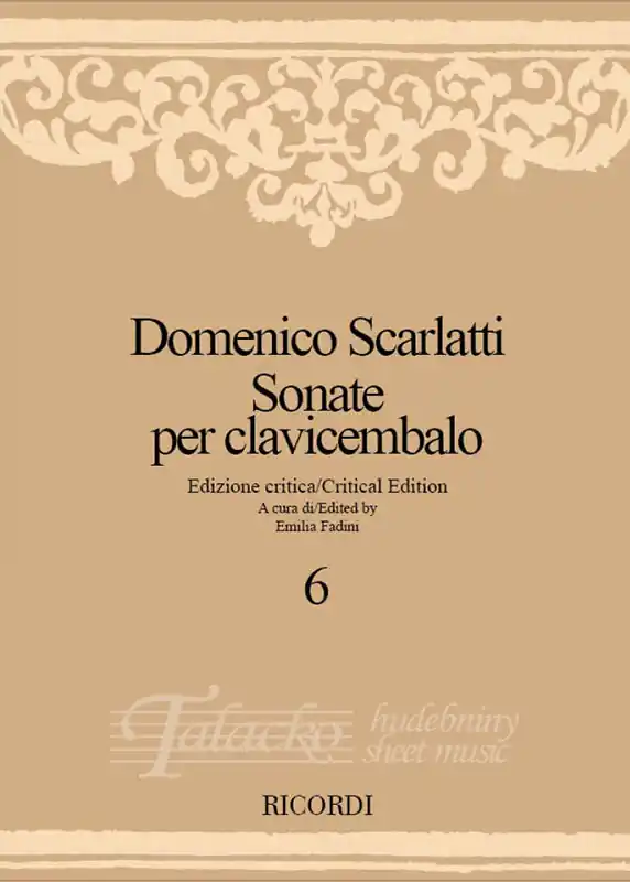 Nakupujte Hned Sonate per clavicembalo - Critical Edition vol 6