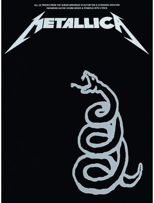 Metallica The Black Album (noty, tabulatury na kytaru) Bezpečná Platba