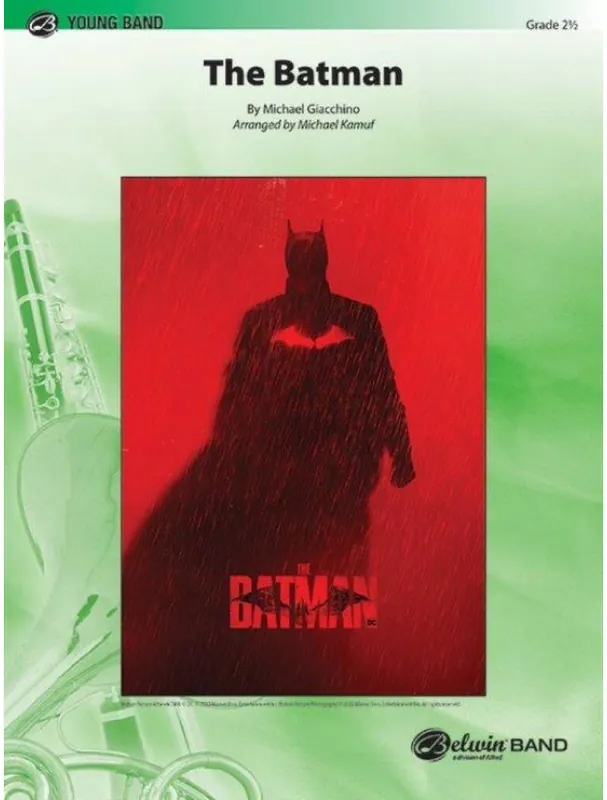 Ověřený Michael Giacchino The Batman (noty pro školní orchestr, party, partitura)