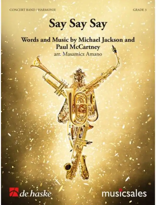 Ihned K Objednání Michael Jackson & Paul McCartney Say Say Say (noty pro koncertní orchestr, party, partitura)