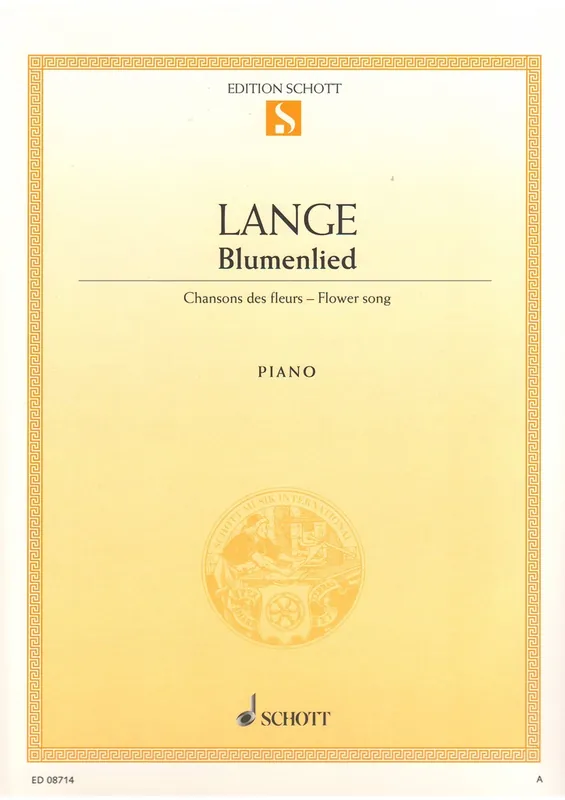 Blumenlied (Flower Song), op.39 Koupit Online